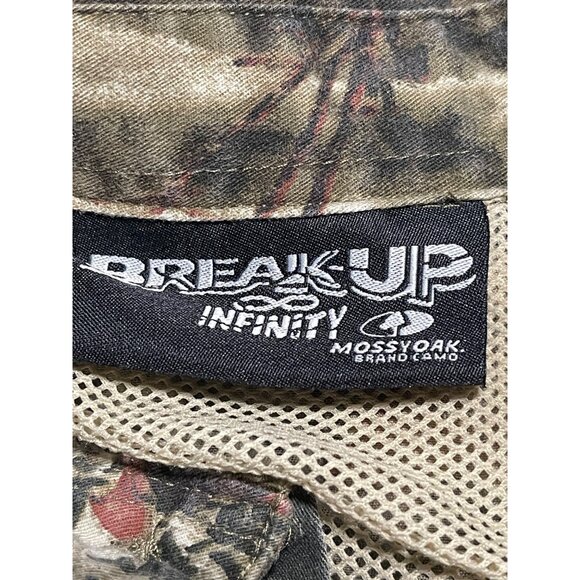 Break-Up Infinity Mossy Oak Mens Camouflage Button Up Shirt M(38-40) Hunting - Picture 4 of 9
